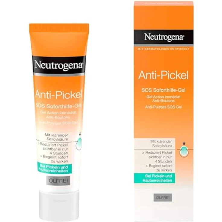 Neutrogena Anti-Pickel Sos Soforthilfe-Gel 15 ml Tagespflege, für Damen und Herren – Bild 4