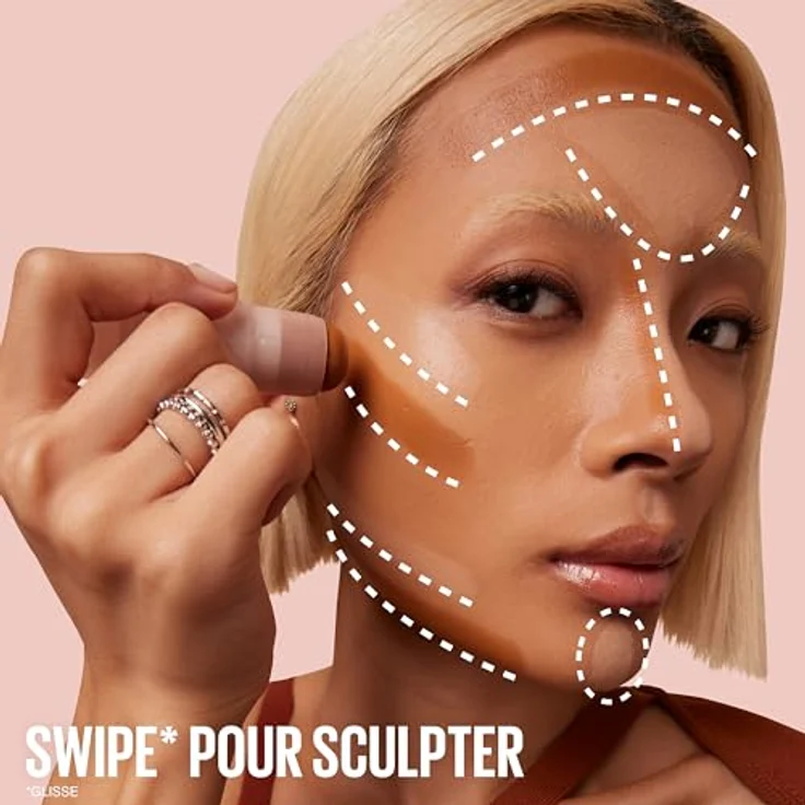 Maybelline Lifter Stix Foundation, vielseitiger Gesichtsstick für natürlichen Look, 6 g, verfügbar in 18 Farbtönen – Bild 7