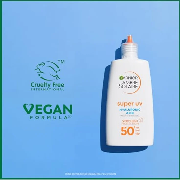 Garnier Ambre Solaire Super UV Protection Fluid SPF50+ Schützendes Sonnenfluid für Gesicht 40 ml - Preisvergleich – Bild 10