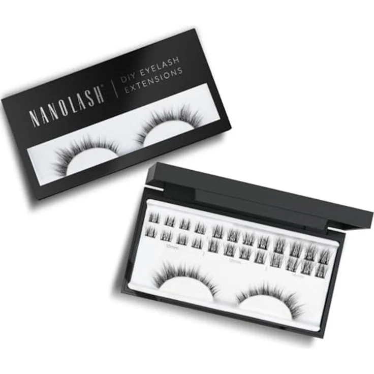 NANOLASH Divine Wimpern, Falsche Wimpern für Wimpernverlängerung, 36 Segmente in 10 mm, 12 mm und 14 mm – Bild 1