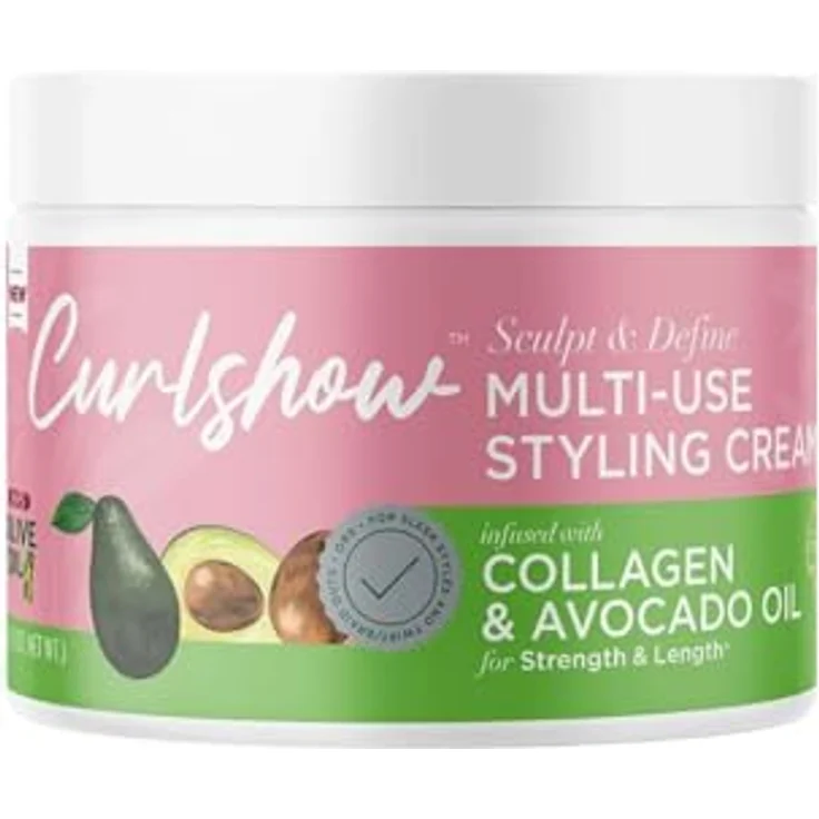 ORS Curlshow Multi-Use Styling-Creme (340 g) mit Kokosöl, Sheabutter und Keratin, fördert Haarwachstum, reduziert Haarbruch, ideal für lockiges Haar – Bild 1