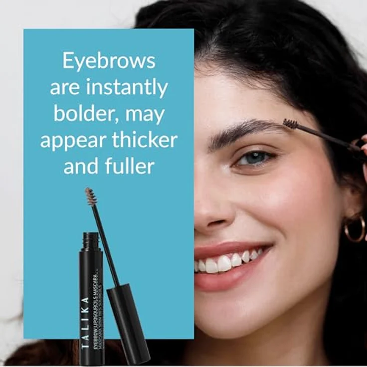 Talika Augenbrauen-Liposourcils Wimperntusche Mascara 5 ml, kastanienbraun, wachstumsförderndes Serum mit Volumeneffekt – Bild 3