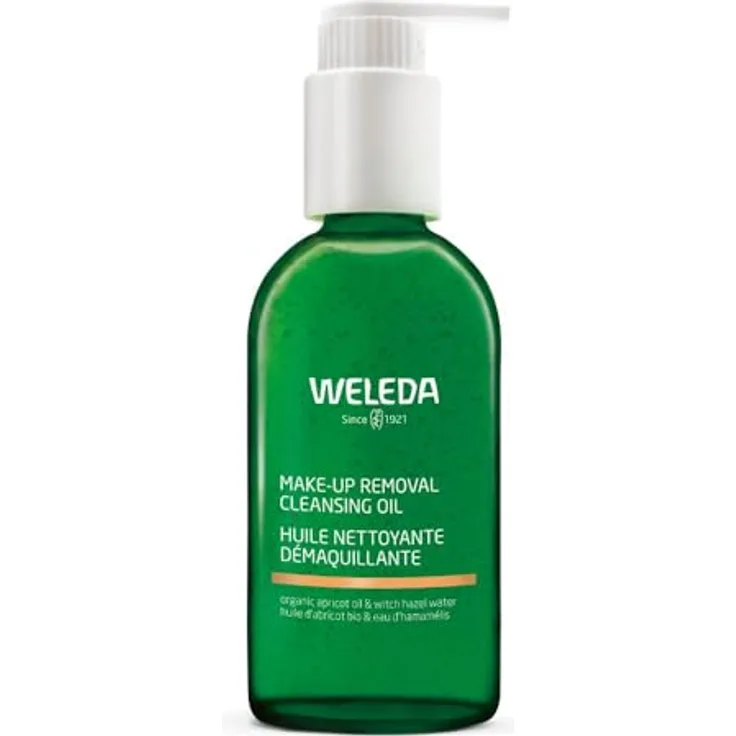 WELEDA Bio Make-Up Removal Cleansing Oil parfümfrei - Naturkosmetik Reinigungsöl zur Entfernung von Make-Up (vegan, 150 ml)