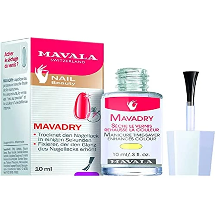 Mavala Mavadry 10 ml, transparenter Nagellack – Bild 2