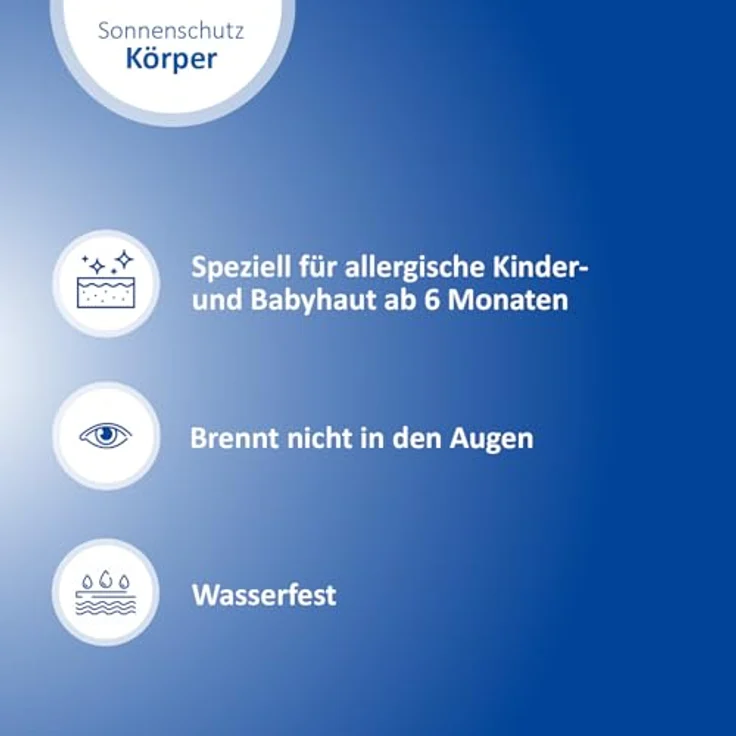 Ladival Kinder Sonnenschutz Gel LSF 50+, wasserfester UV-Schutz für empfindliche Haut, dermatologisch getestet, 200ml – Bild 4