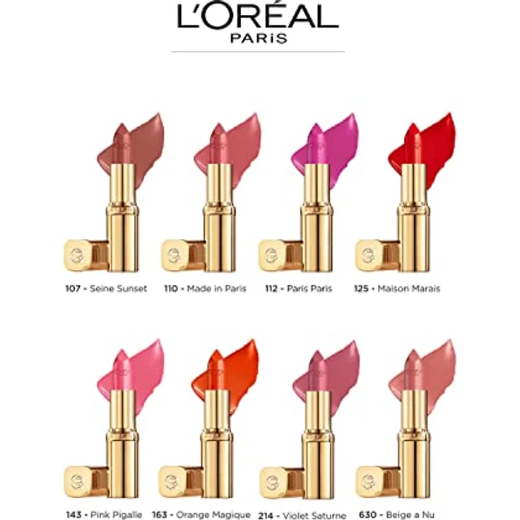 LOréal Paris Color Riche Feuchtigkeitsspendender Lippenstift 4,8 g Farbton 107 Seine Sunset – Bild 6