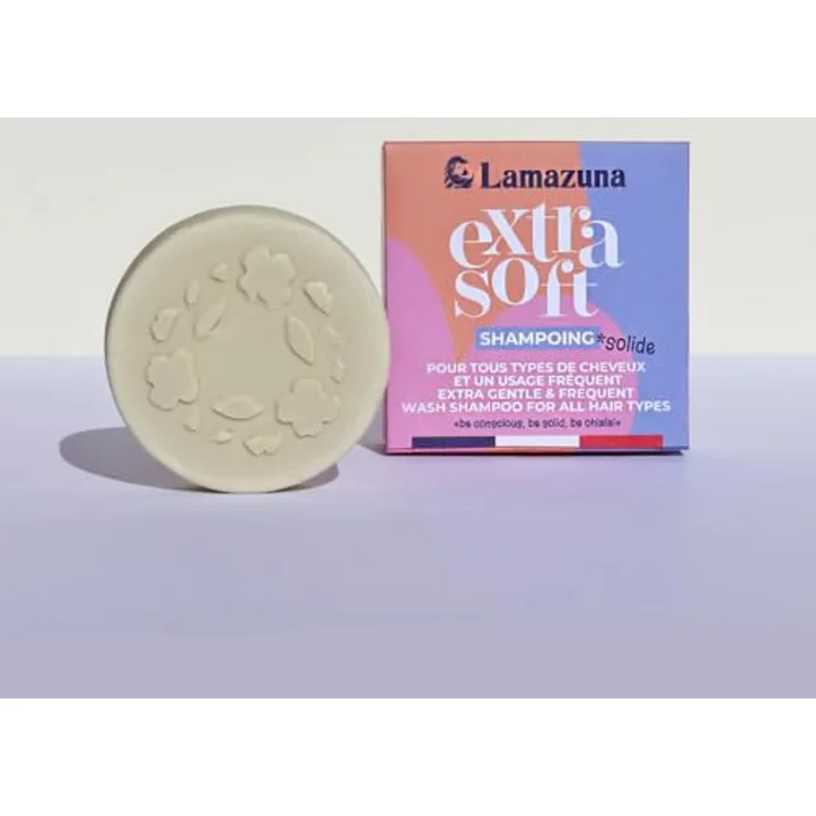 Lamazuna Mildes Ultra-Shampoo für alle Haartypen, 70ml – Hergestellt in Frankreich, natürliche Inhaltsstoffe