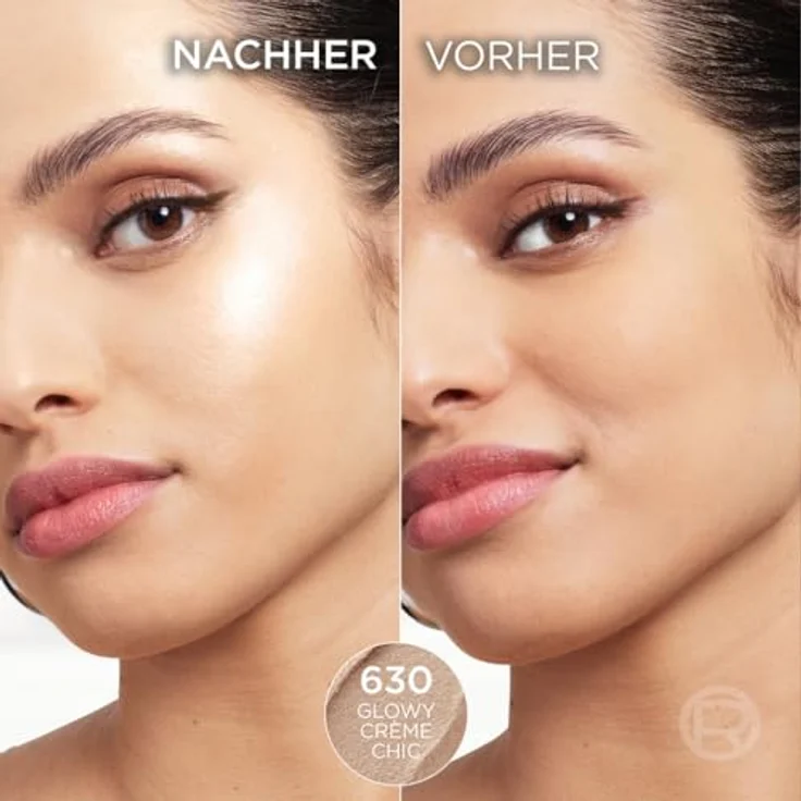 L’Oréal Paris Lumi Stick Glow, cremiger Highlighter in der Farbe 630 Cream Chic, 6.5 g – Bild 5