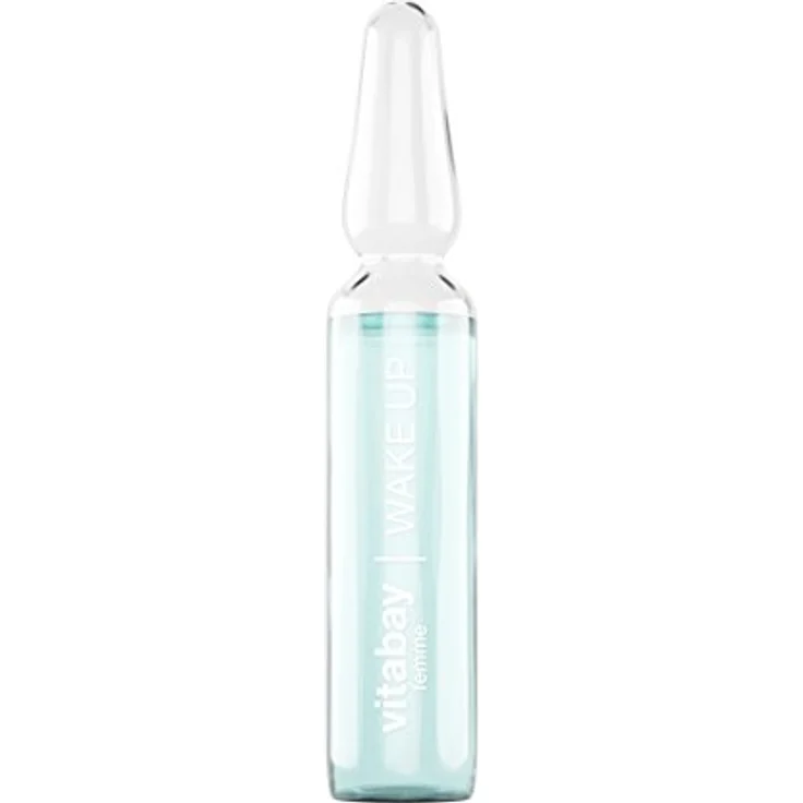Vitabay Wake Up Serum 14 x 2 ml • belebende High-Tech Gesichtspflege mit Hyaluronsäure, Koffein & Mineralien – Bild 1