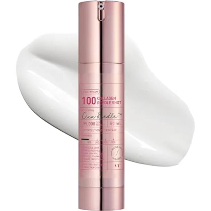 VT Cosmetics Collagen Reedle Shot 100 Serum, 50ml – vegane Gesichtspflege mit Mikronadel-Technologie, glättet feine Linien, verbessert Elastizität, spendet Feuchtigkeit für alle Hauttypen – Bild 1