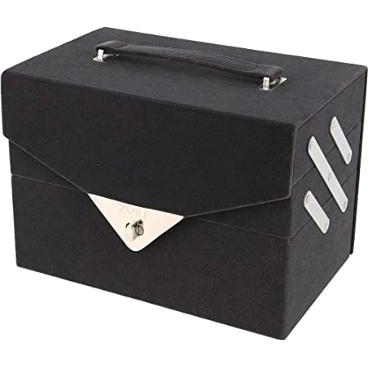 ZMILE Cosmetics Kosmetik-Koffer 'Beauty Case Velvety' (dark grey) Limited Edition - Vegane Kosmetik – Bild 4
