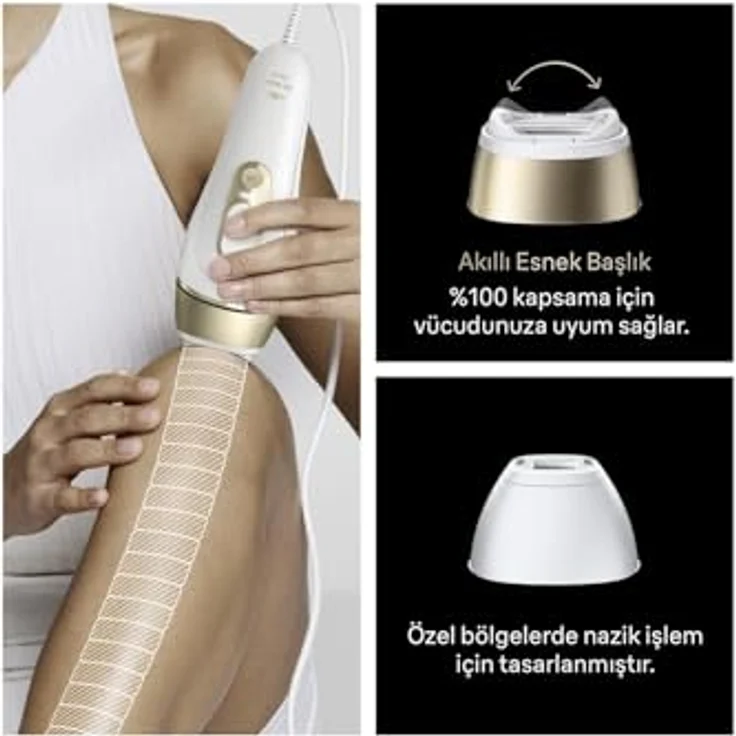 Braun IPL Gerät Lysepilator (IPL) PL5221, Elektrolyse-Haarentferner mit Feinspitzen-Applikator, 5 Intensitätseinstellungen, ergonomisches Design – Bild 5