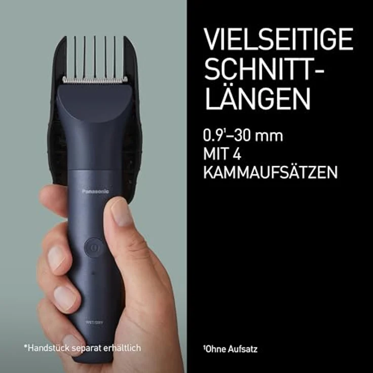 Panasonic HAARSCHNEIDERSET PROFFESIONAL (ER-CHC1-A301), Multishape Haarschneideaufsatz mit japanischer Klingentechnologie, 15 Längeneinstellungen – Bild 11