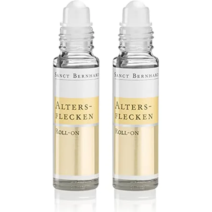 Kräuterhaus Sanct Bernhard Altersflecken-Roll-on | Rezeptur mit Bärentraubenextrakt | 2x 10ml