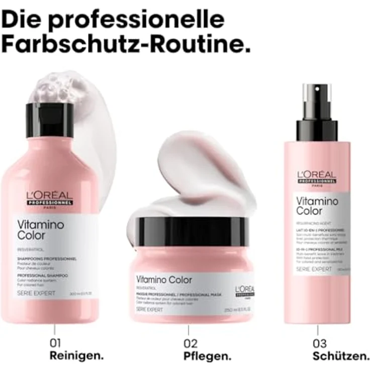 L'Oréal Lotion Serie Expert Vitamino Color Leave-in Treatment 190 ml – Bild 4