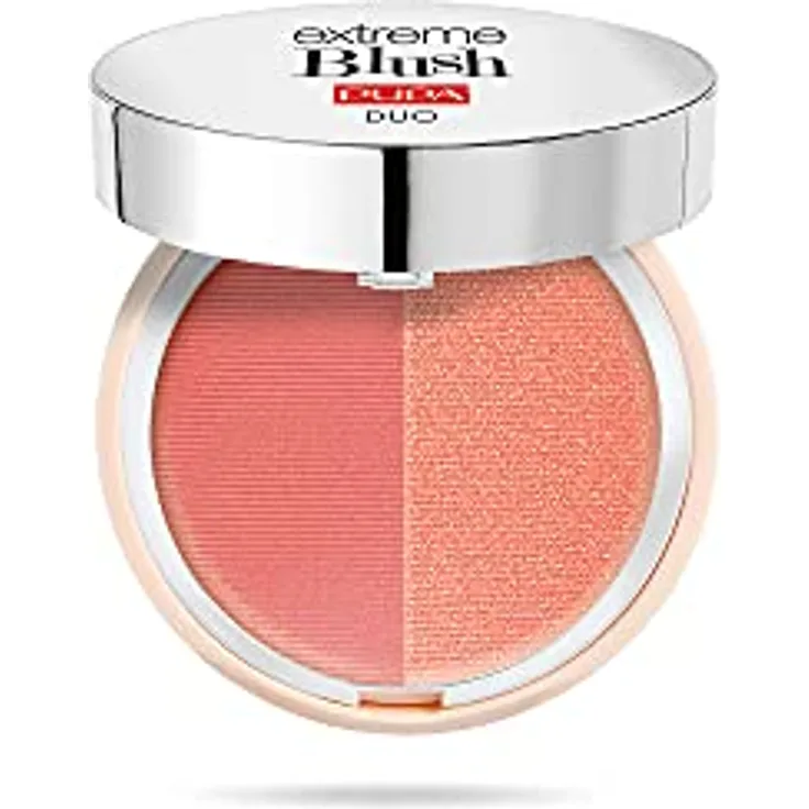 PUPA Milano Extreme Blush Duo – 130 Matt Lachs – Radiant Peach für Frauen 4 g Blush