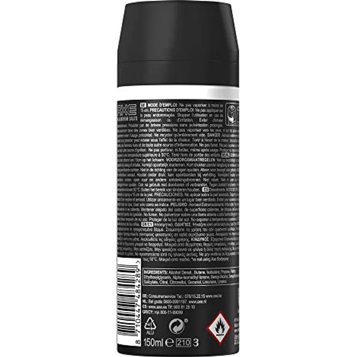 Axe Black Deodorant Spray 150 ml – Bild 9