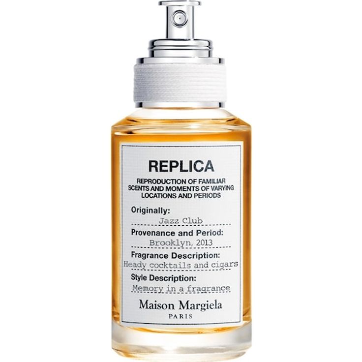Maison Margiela Replica Jazz Club Eau de Toilette Spray, nachfüllbar für Herren, 30 ml - maskuline Duftkomposition mit Rum und Tabak
