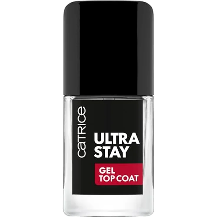 Catrice Ultra Stay Gel Top Coat, Überlack, Transparent, langanhaltend, schnelltrocknend, vergrößernd, vegan, ohne Mikroplastikpartikel, ohne Konservierungsstoffe, ohne Parfüm, 1er Pack (10.5ml) – Bild 1