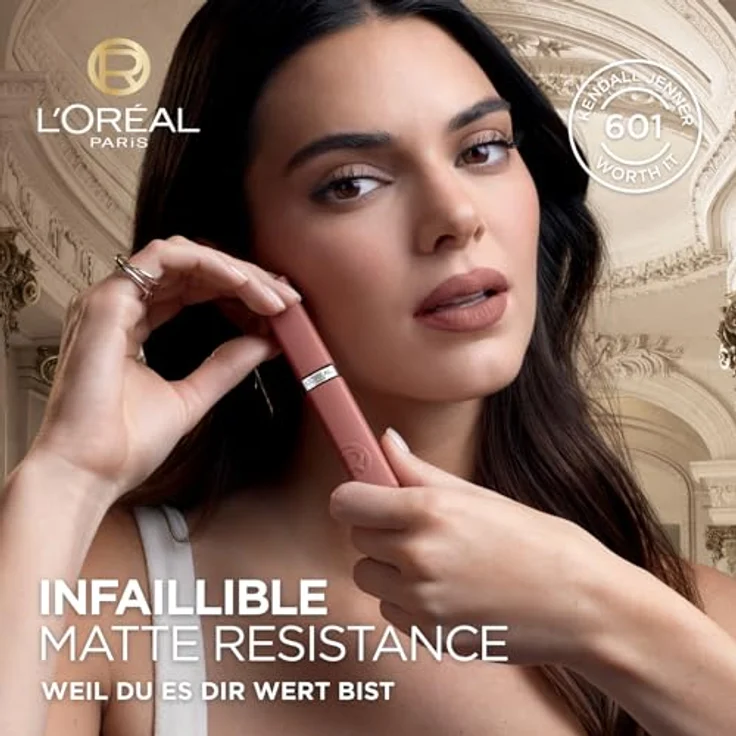 L'Oréal Paris Infaillible Matte Resistance Lippenstift, Nr. 635 Worth It Medium, 5 ml, mattes Finish mit bis zu 16 Stunden Halt – Bild 2
