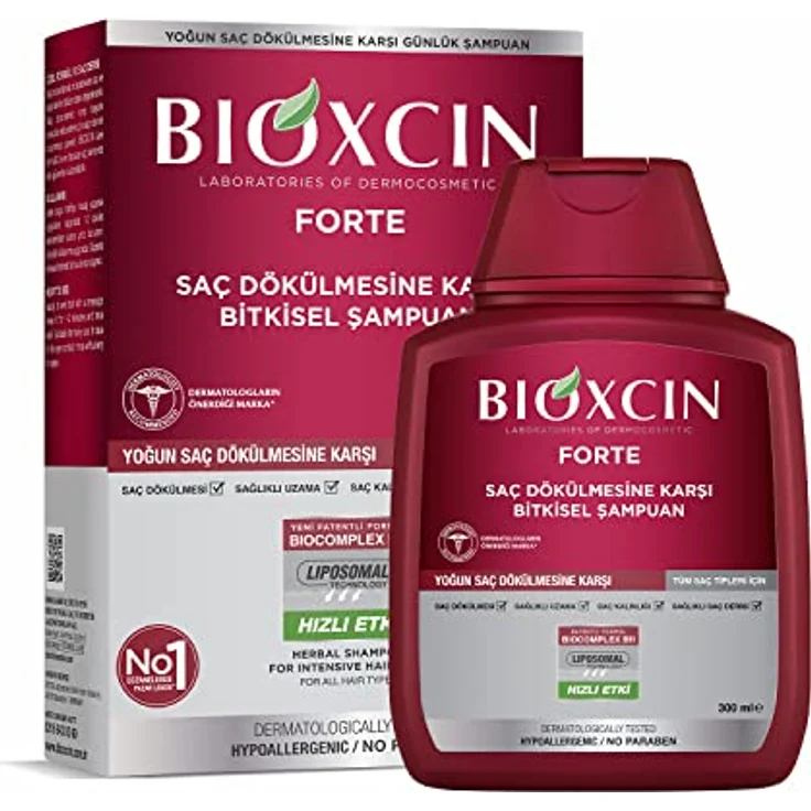 Bioxcin Forte Shampoo – Intensive Pflege gegen Haarausfall mit Biocomplex B11, 300ml – Bild 1