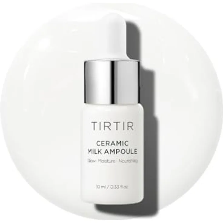 TIRTIR Ceramic Milk Ampoule, feuchtigkeitsspendendes Gesichtsserum zur Verjüngung, 10 ml, vegan