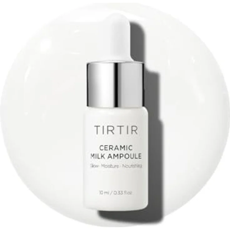 TIRTIR Ceramic Milk Ampoule, feuchtigkeitsspendendes Gesichtsserum zur Verjüngung, 10 ml, vegan – Bild 1