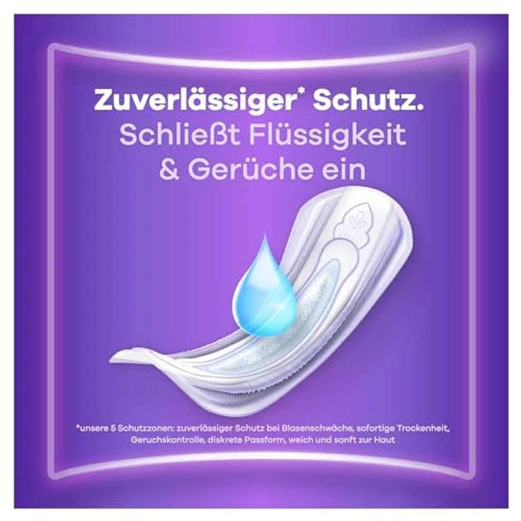 Always Discreet Inkontinenzeinlagen Normal, 12 Stück, jederzeit diskret und sicher, mit RapidDry-Kern und Geruchskontrolle – Bild 2