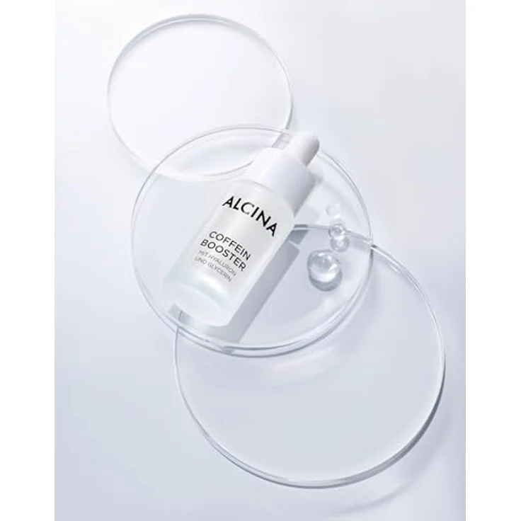 Alcina Coffein Booster 15 ml, Gesichtsserum mit kühlendem Effekt und Hyaluron  – Bild 5