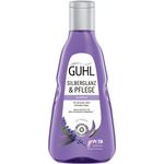 Guhl Silberglanz & Pflege Shampoo - 4er Pack - 4 x 250 ml - Anti-Gelbstich - Haartyp: grau, silber, blond