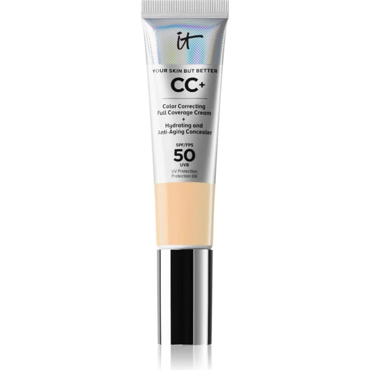 IT Cosmetics Your Skin But Better CC+ CC Cream SPF 50+, getönte Tagescreme für Damen, Farbton Light Medium, 32 ml