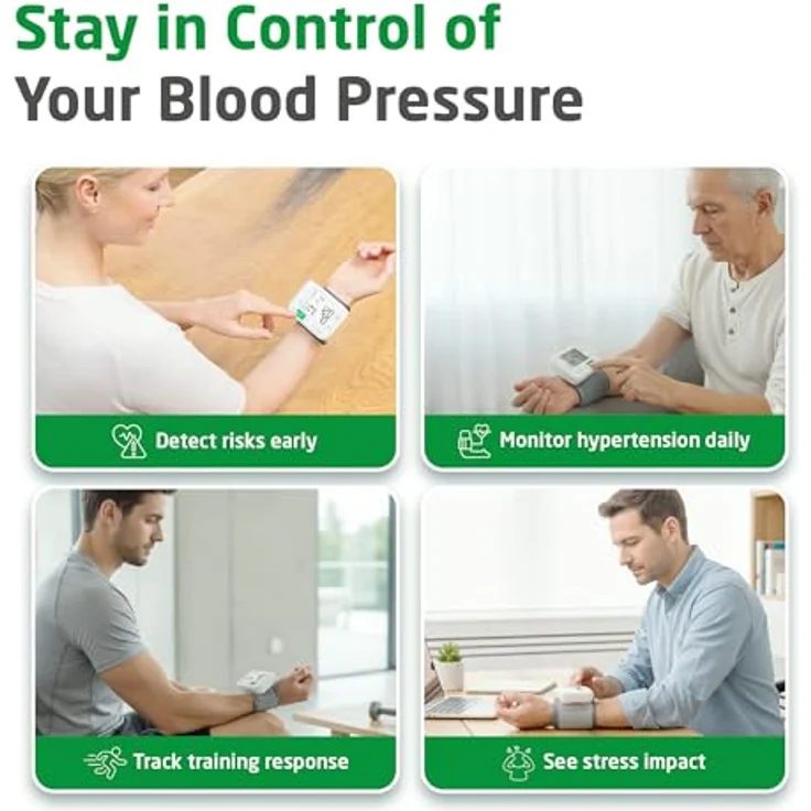 Medisana BW 355 Handgelenk-Blutdruckmessgerät, präzise Blutdruck- und Pulsmessung mit Ampel-Skala, Speicherfunktion für 2 Benutzer, große LC-Anzeige, inklusive Aufbewahrungsbox – Bild 5