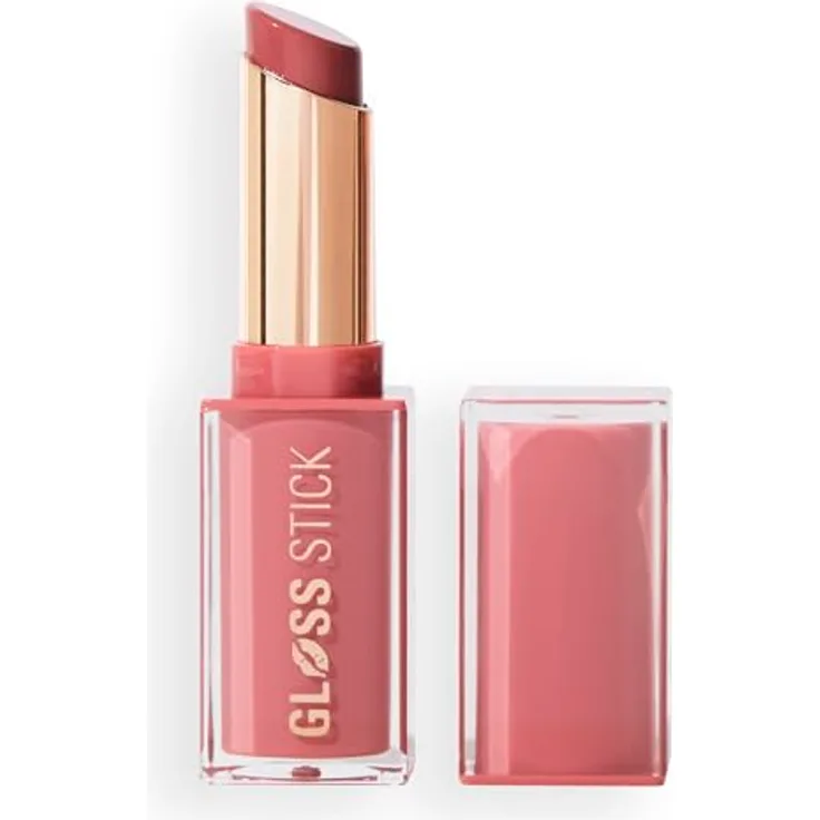 Revolution Pout Lip Gloss, Hochglänzendes Lippen-Gloss mit Hyaluronsäure & Vitamin E, Vegan & Tierversuchsfrei, 3g, Sweet Rose