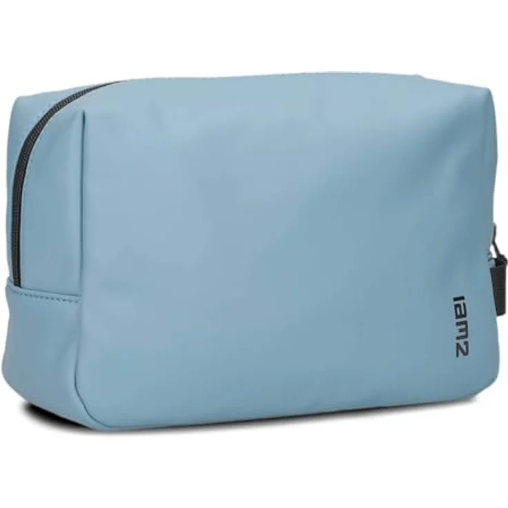 Zwei Kulturbeutel Necessaire CAN50 Sky, Kosmetiktasche mit großem Stauraum, wasserabweisendem Material, hellblau – Bild 2