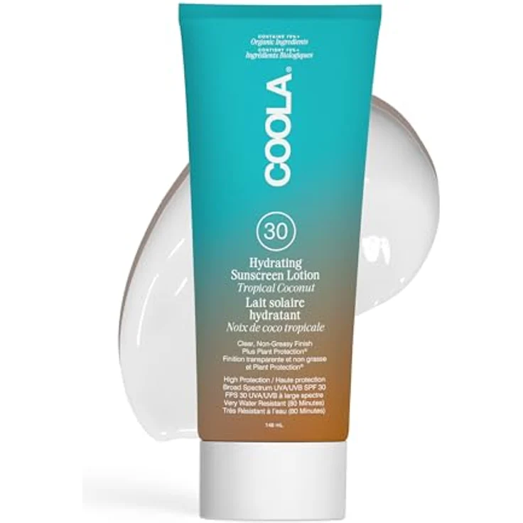 COOLA Classic Body Sunscreen Lotion SPF 30, Tropical Coconut, 148ml, Natürlicher Kokosnuss-Duft, Breitspektrum LSF 30 UVA/UVB-Schutz, 80 Minuten wasserfest – Bild 6