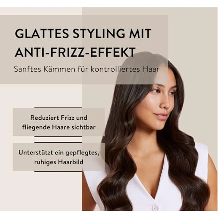 PARSA Beauty HAIR ID Anti-Frizz Sleek Kamm, Naturborsten für glänzende Frisuren, ergonomischer Griff, 100 % Recycling-Kunststoff – Bild 3
