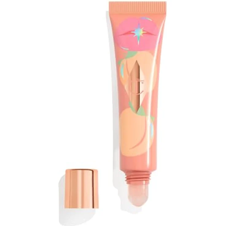 Charlotte Tilbury Unreal Lips Healthy Glow Nectar Oil, 14ml, Tönendes Lippenöl in Juicylicious Pure Peach mit glänzendem Finish – Bild 1