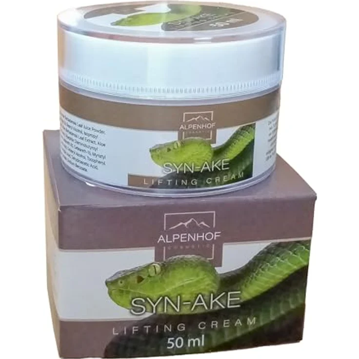 Edco SYN-AKE Schlangencreme 50ml, Anti-Aging Creme mit Schlangengift, Lifting-Effekt gegen Falten – Bild 3
