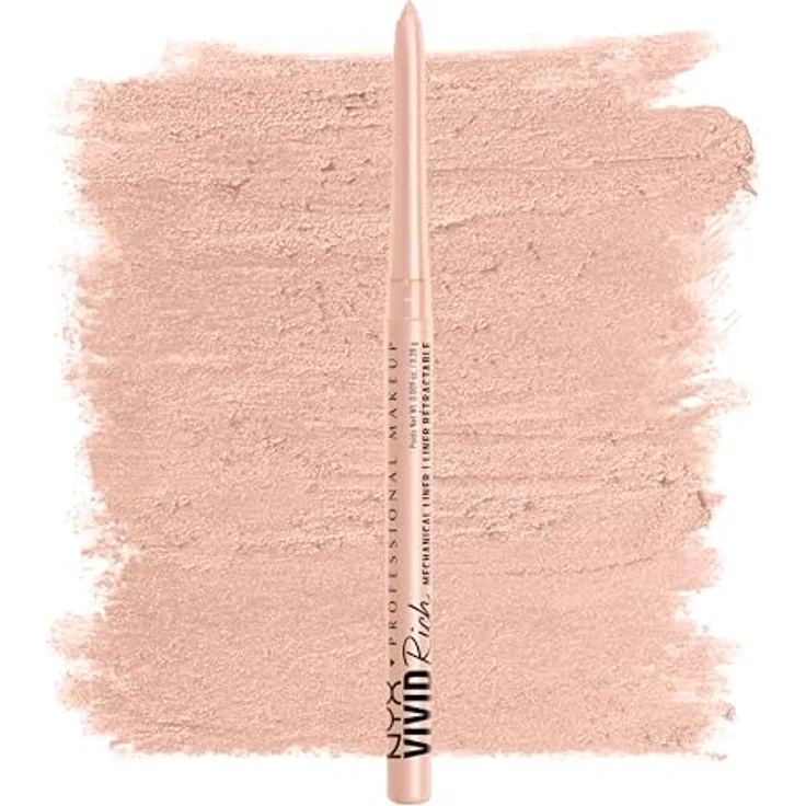 NYX Professional Makeup Vivid Rich Mechanical Pencil Eyeliner, hochpigmentierter Kajalstift, 0,3 g, Farbe: QUARTZ QUEEN