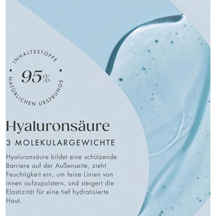 Satin Naturel Bio Hyaluron Serum hochdosiert, veganes Anti-Falten Serum mit Spirulina und Bio Aloe Vera, 50 ml – Bild 6