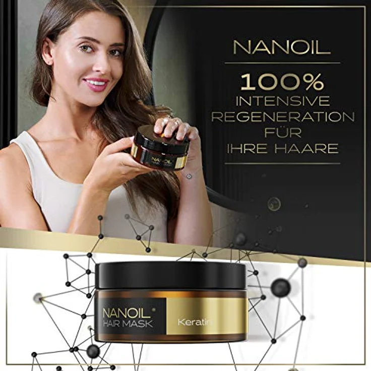 NANOIL Keratin Haarmaske 300 ml – Bild 4
