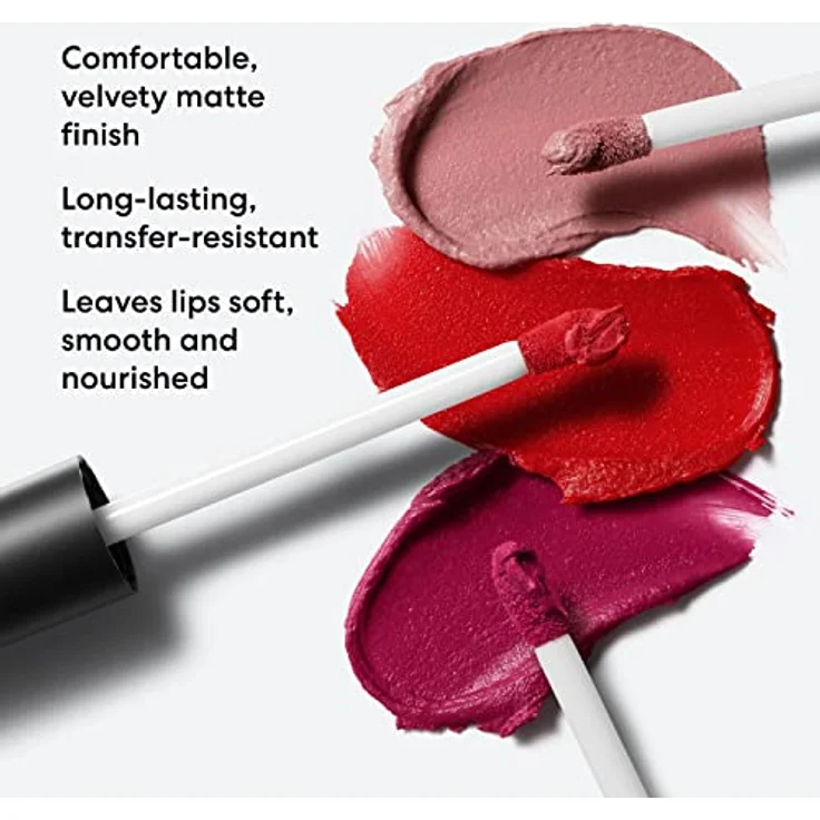 bareMinerals Mineralist Lasting Matte Liquid Lipstick - Vivacious 0.11oz (3.5ml) – Bild 5