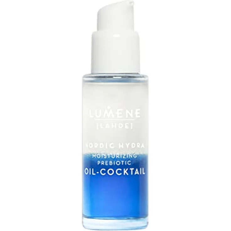 Lumene Nordic Hydra [LÄHDE] Moisturizing Prebiotic Oil-Cocktail, 30 ml Gesichtsserum für dehydrierte trockene Haut, regenerierend und feuchtigkeitsspendend – Bild 1