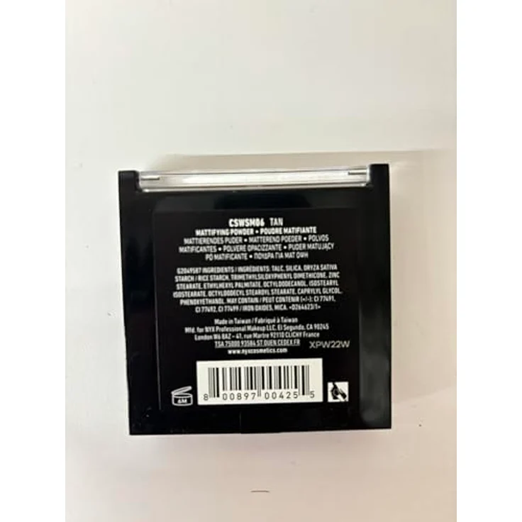 NYX Professional Makeup Can't Stop Won't Stop Mattifying Powder, mattierendes Puder für Damen, Farbton 06 Tan, 6 g – Bild 7