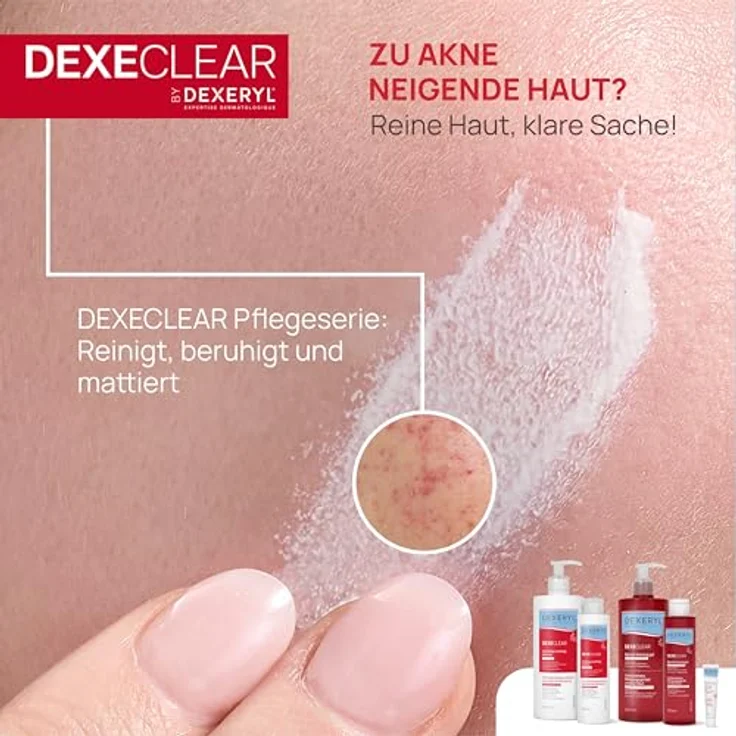Pierre Fabre DEXECLEAR mattierendes Aquafluid SPF 50+ für unreine Haut, 40 ml Creme – Bild 7