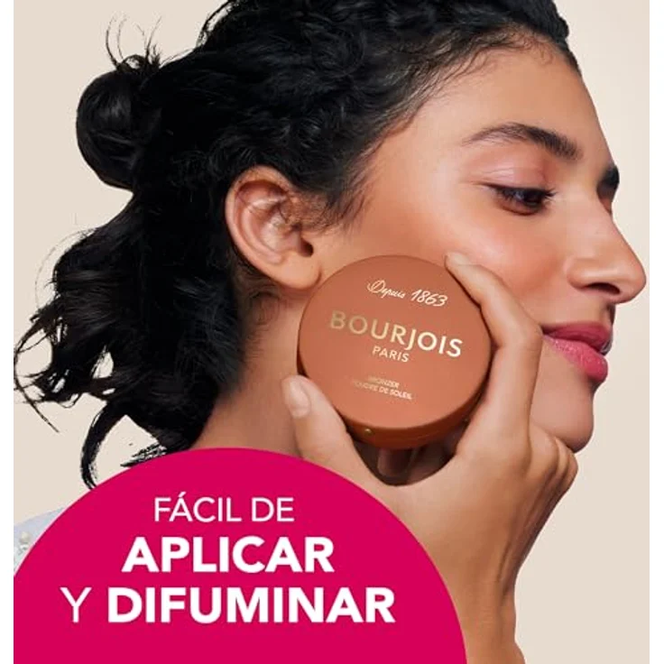 Bourjois Nu Sonnenpulver, Maxi-Dose 02, mittel, 7 g für einen sunkissed Effekt, vegan – Bild 5