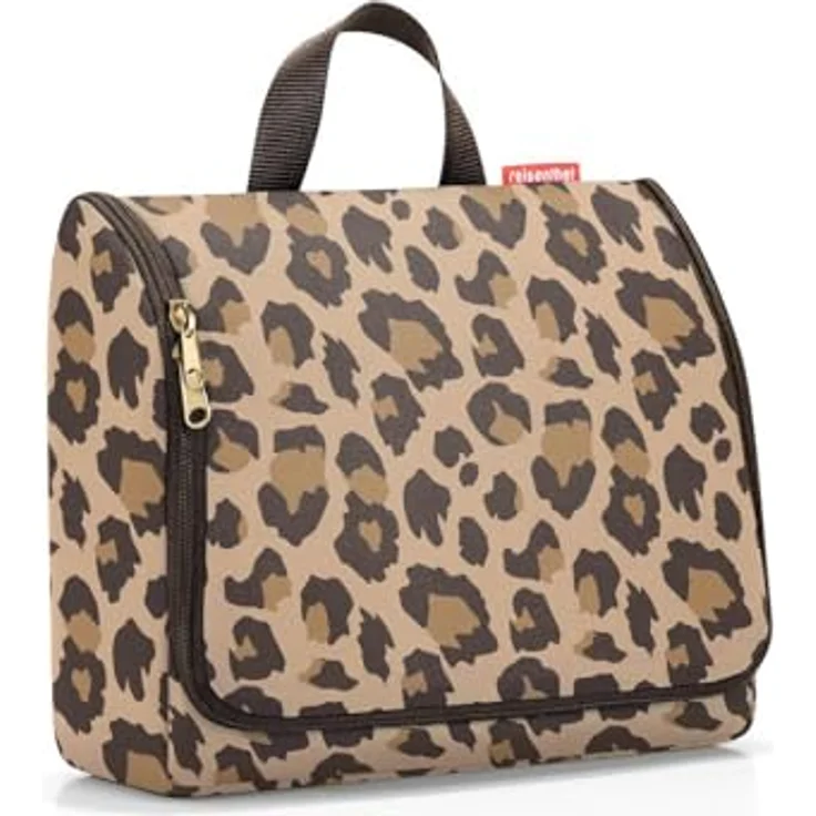 reisenthel toiletbag XL Leo Macchiato - praktischer Kulturbeutel mit Haken, wasserabweisendes Material – Bild 2