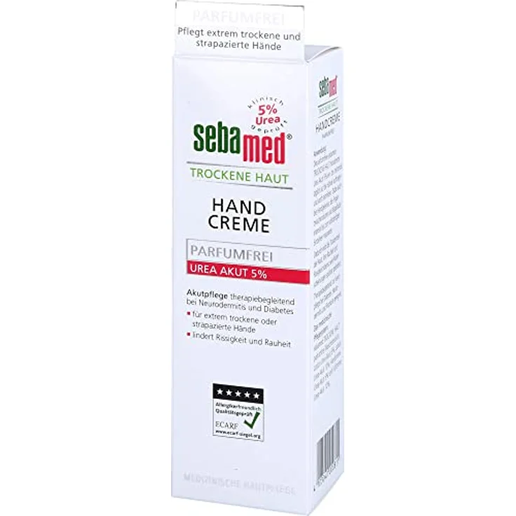 Sebamed Trockene Haut Parfümfrei Handcreme Urea 5% 75 ml – Bild 5