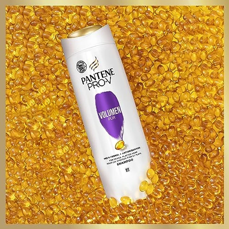 Pantene Pro-V Volumen Pur Shampoo Für Feines Plattes Haar 300 ml – Bild 2