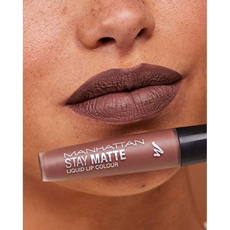 Manhattan Cosmetics Stay Matte Liquid Lip Colour 105 Raw Kiss, 5,5 ml – Bild 7